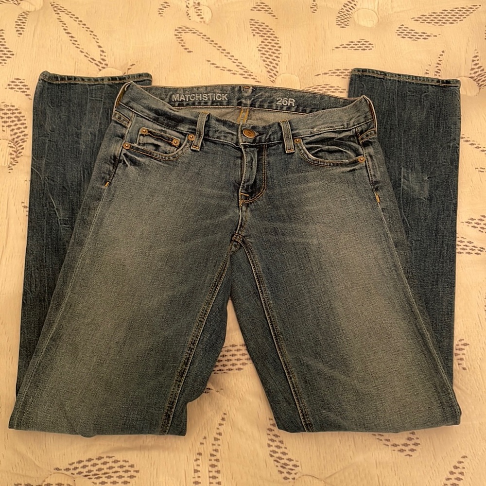 J Crew Matchstick jeans Size 26R
